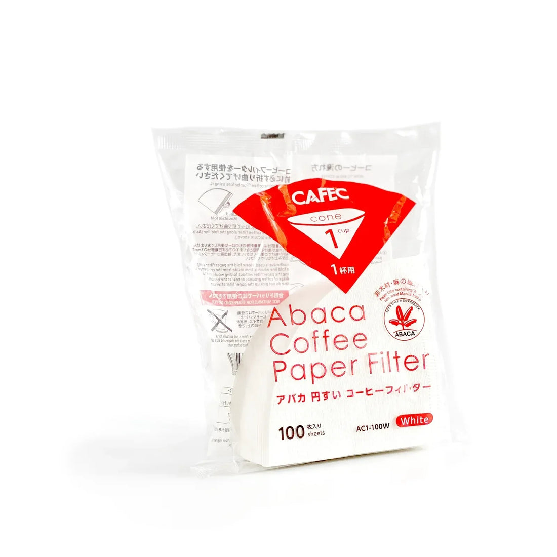 Filtros de Café Cafec Abaca – 100 unidades