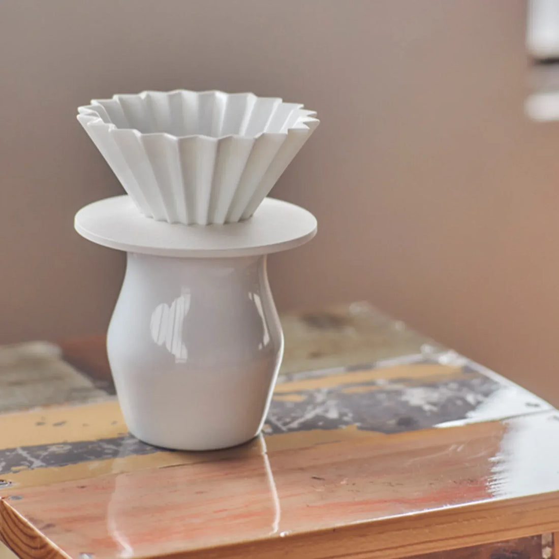 Origami Holder Dripper Resina