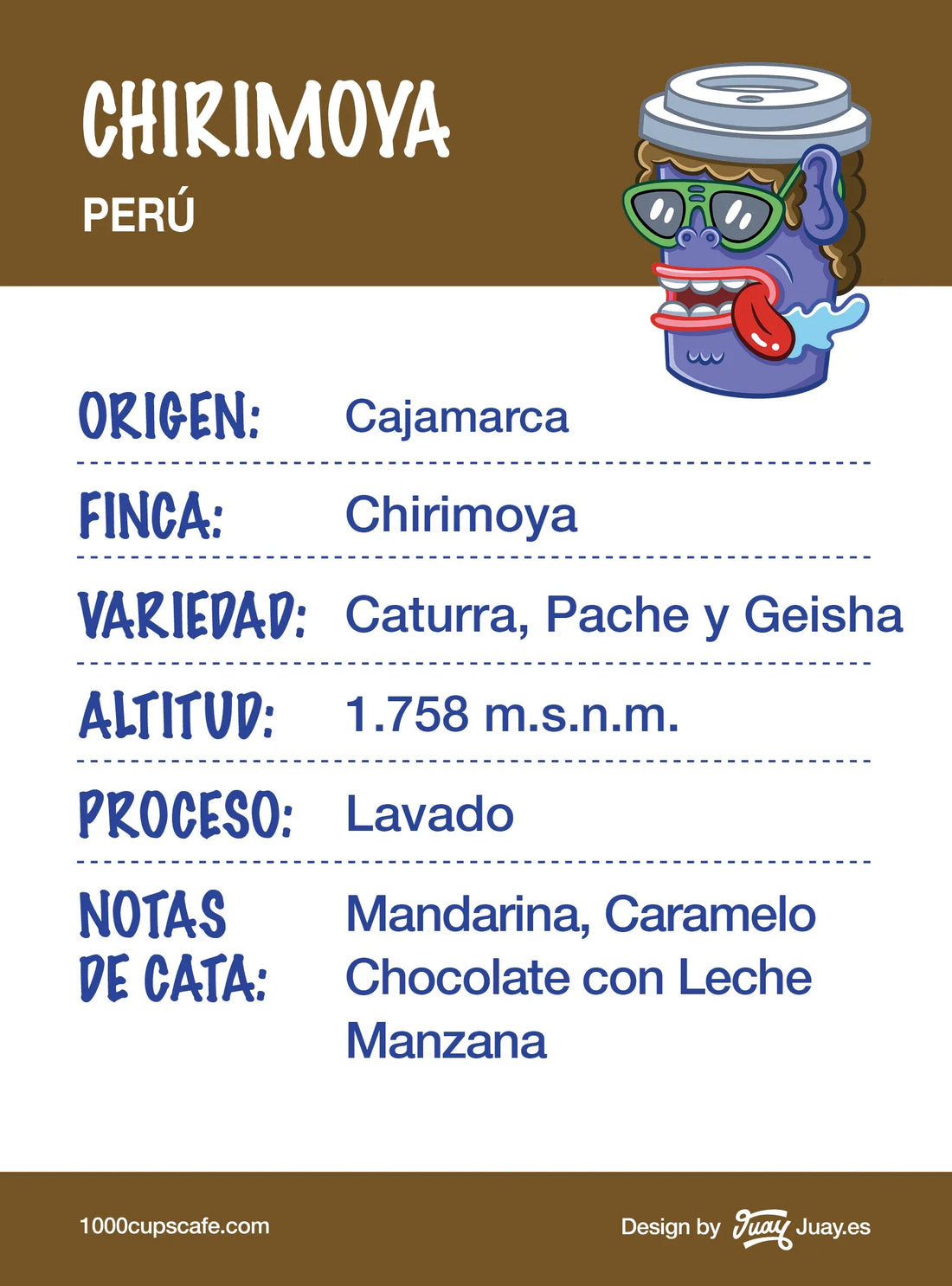 1000 Cups - Perú Chirimoya