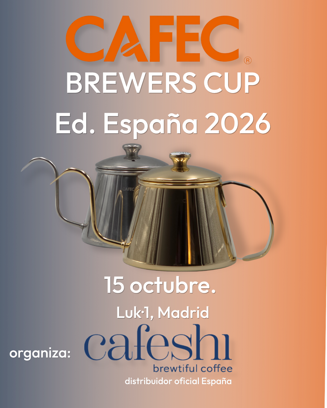 Inscripción · CAFEC Brewers Cup España 2026