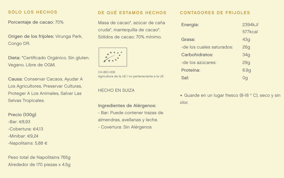Chocolate Congo Virunga 70%