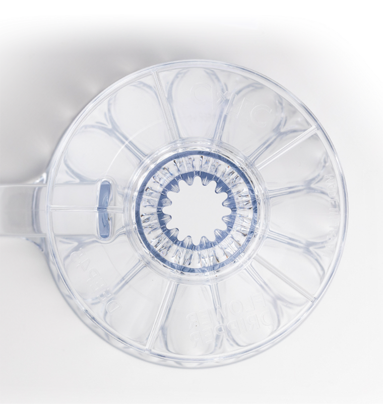 Cafec Tritan Flower Dripper Deep 45