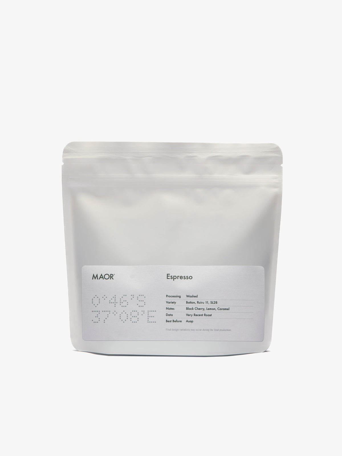 MAOR - Espresso Kenia [INVENTARIO]