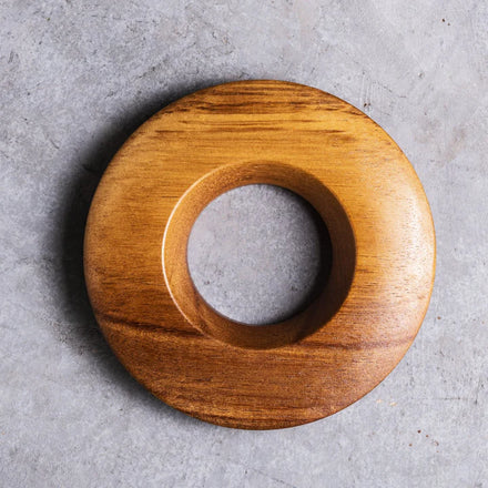 Soporte Origami de madera de acacia para dripper