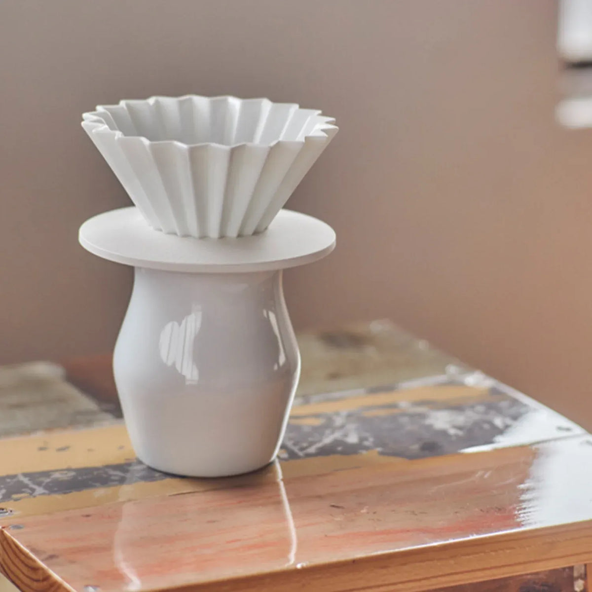 Origami Holder Dripper Resina
