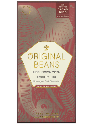 Chocolate Tanzania Udzungwa 70% con nibs