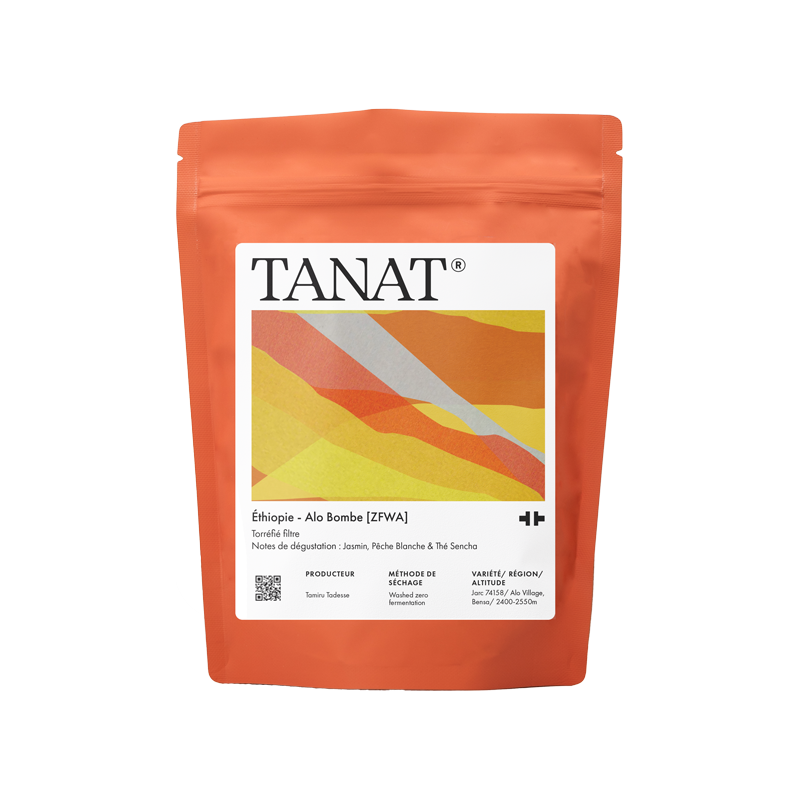 Café TANAT Etiopía Alo Bombe ZFWA 200 g