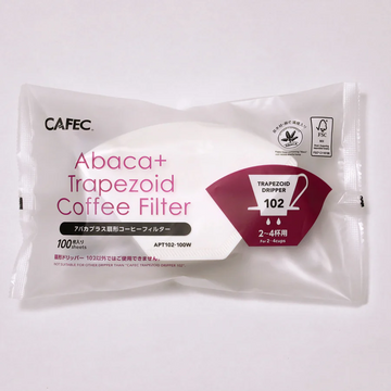 Filtro De Papel Cafec Abaca+ Trapezoidal – 101 y 102