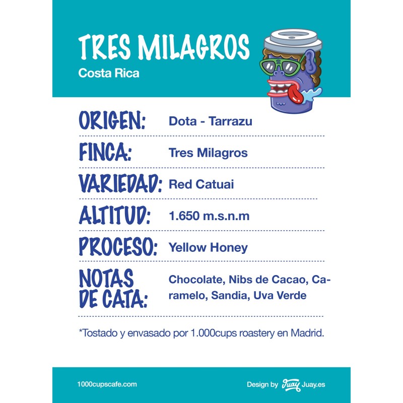 1000cups - Costa Rica Tres Milagros
