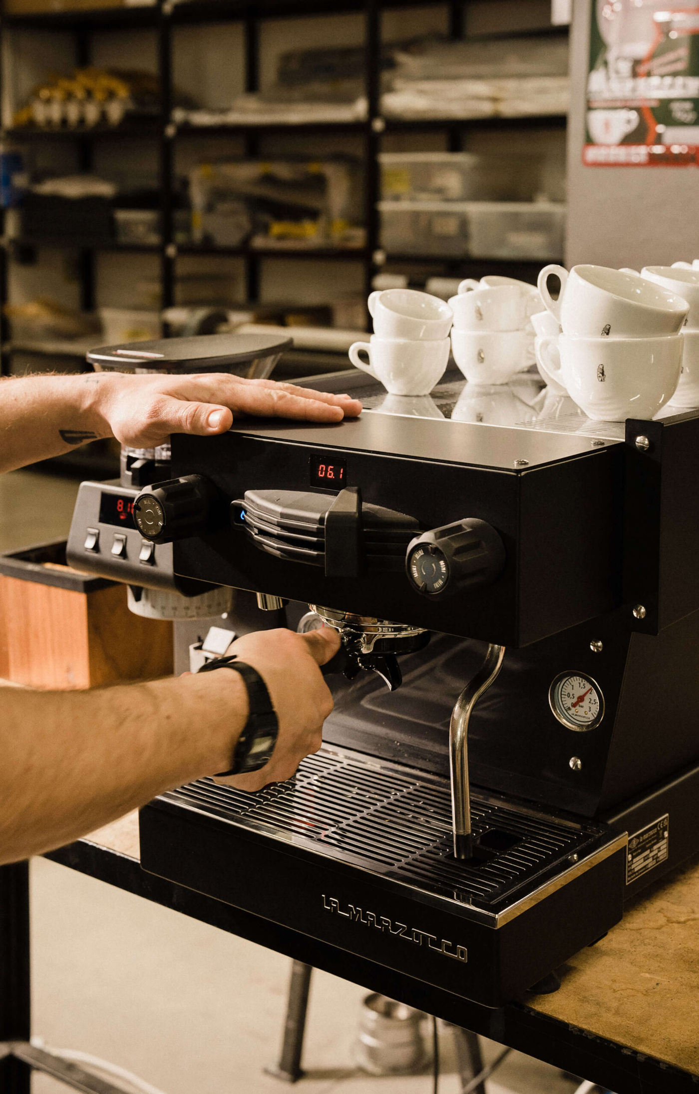 Una cafetera profesional en casa