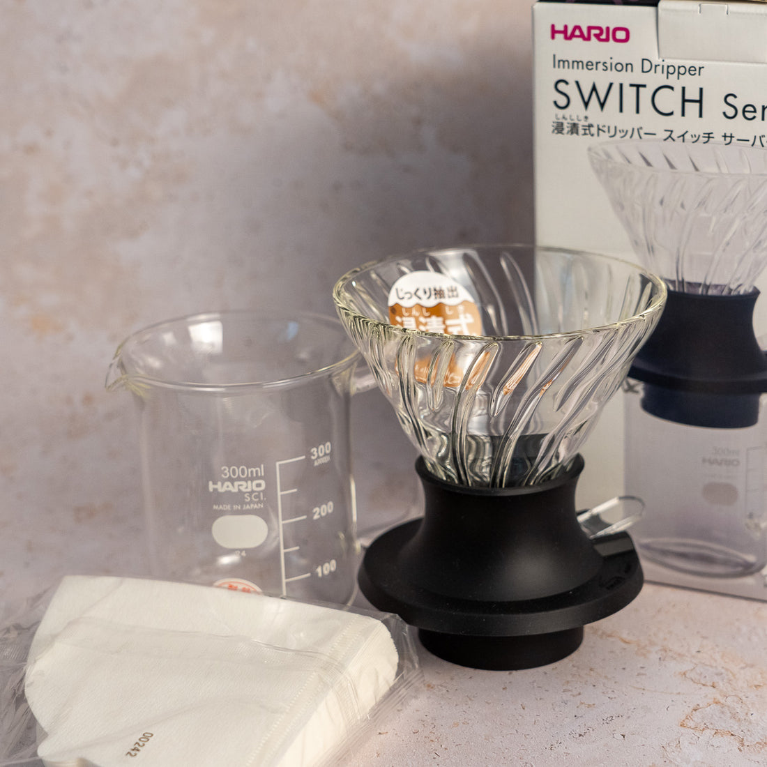 Dripper Switch Server Set 02 Hario Immersion